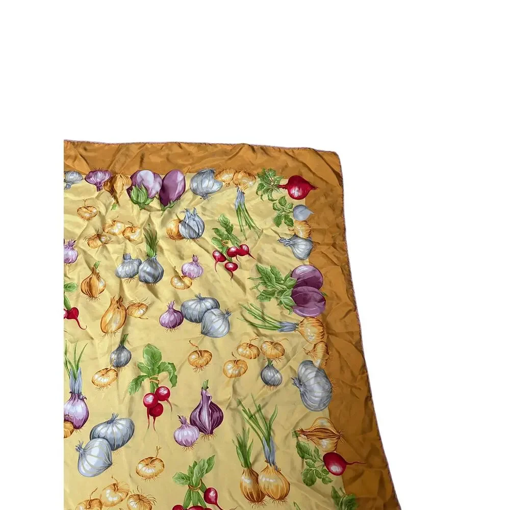 Chopard Silk Scarf Botanical Print Square